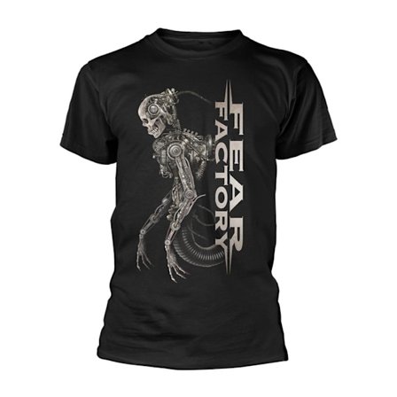 Fear Factory Unisex Vuxen Mekanisk Skelett T-shirt S Svart