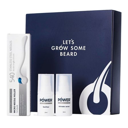 Power Power Beard Growth Kit, Skincare, Barbering, Tilbehør