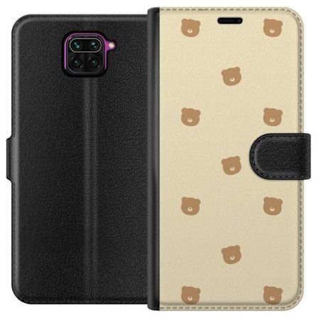 Plånboksfodral till Xiaomi Redmi Note 9 med Björnmönster