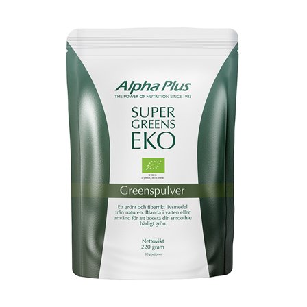 Alpha Plus Super Greens EKO 220 g