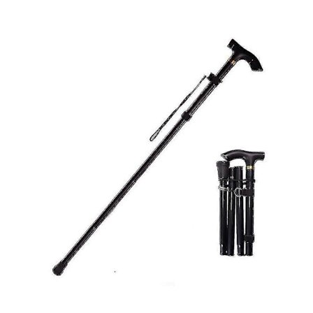 Kokoontaitettava kävelykeppi, säädettävä liukumaton apuväline