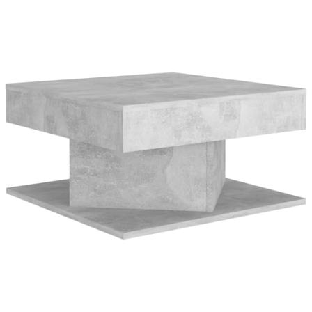 Vidaxl Soffbord Betonggrå 57x57x30 Cm Spånskiva Grå