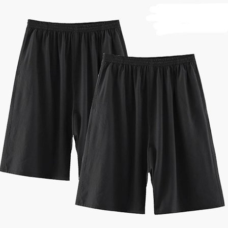 Herre 2-pak Løs-fit Performance Shorts$Herre Casual Sports Hurtigtørrende Træning Løbe- eller Fitness Træningsshorts Med Lommer$Herre Premium Cargo 