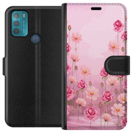 Yhteensopiva Lompakkokotelo Motorola Moto G50 Petal Reverie Soft Blush