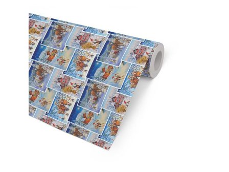 HEDLUNDS OF SWEDEN Julpapper 57cmx154m Tomtebestyr - Lyreco - Emballage och lagerutrustning - Presentinslagning - Presentpapper och Julpapper