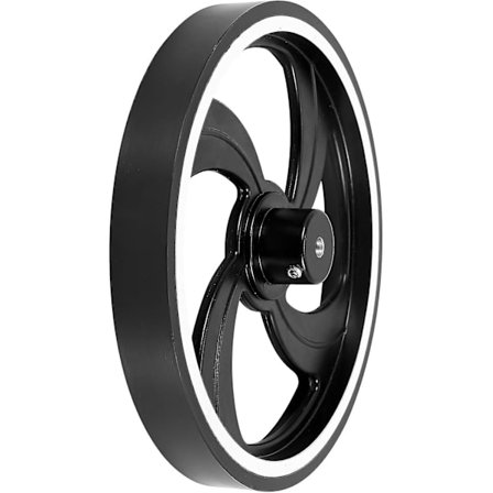 500 mm x 6 mm x 20 mm Industriell Aluminiums Gummi Måle Enkoder Meter Hjul For Industrielle Enkoder Tilbehør Enkoder Hjul