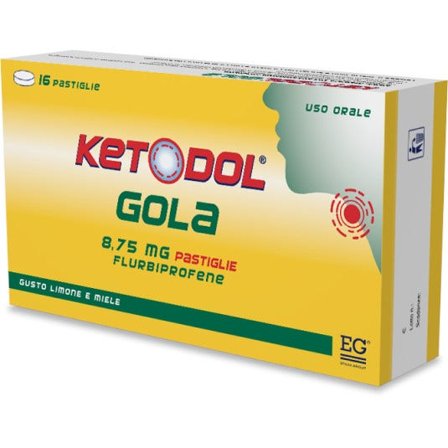 Ketodol Gola Limone E Miele 16 Pastiglie
