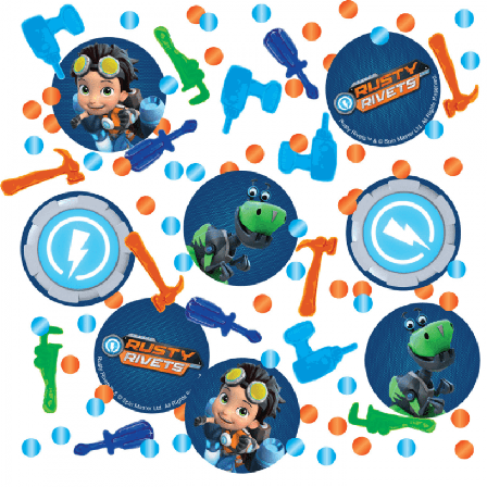 Konfetti Rusty Rivets 14g - Rusty Rivets Kalas Dekoration - Kalaslagret.se