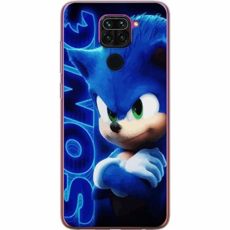 Xiaomi Redmi Note 9 Genomskinligt Skal Sonic The Hedgehog