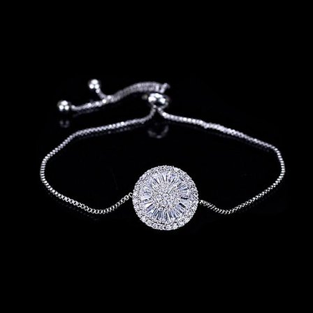 925 Sterling Silver Tennis Armband Dam Armband
