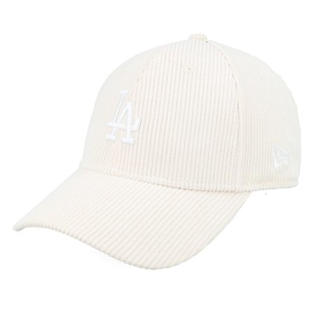 New Era - MLB Beige adjustable Czapka Z Daszkiem - Los Angeles Dodgers Corduroy 9FORTY Mc Light Terracotta Adjustable @ Hatstore
