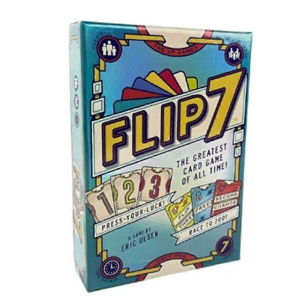 Flip 7, Den Ultimative Blanding af Press Your Luck og Strategi, Tempofyldt Vanedannende Kortspil, Perfekt til Spilaftener