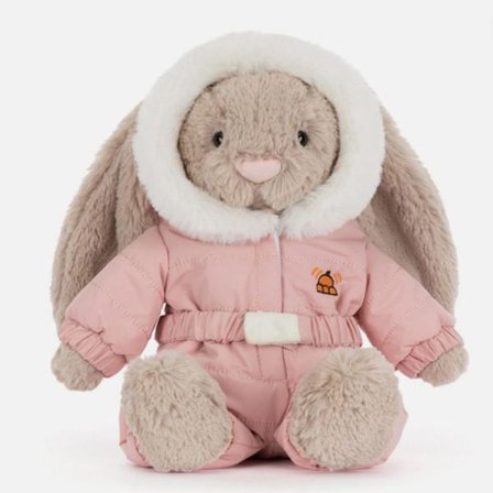 Jellycat Bashful Bunny 'Snödräkt'