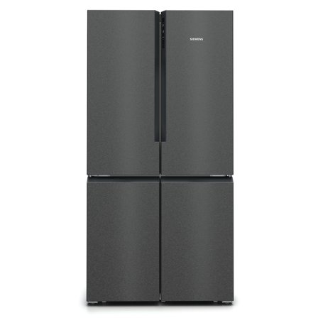 Siemens KF96NAXEA iQ300 frittstående kjøle-/fryseskap 183x90 cm, black steel