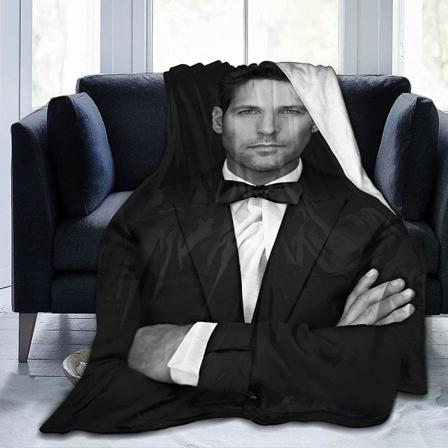 Paul Rudd Mjuk och behaglig varm fleecefilt för soffa,kontorssäng Billägersoffa Mysig Fluffig Plysch Sängfiltar Strandfiltar-e136 80x60in 200x150cm