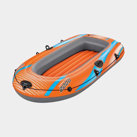 Gommone / barca da bagno Bestway Kondor Elite 2000, 1.96 x 1.06 metri, arancione + kit di riparazione