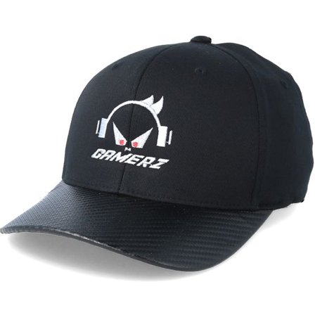 Gamerz - Svart flexfit Keps - JarHead Black/Carbon Flexfit @ Hatstore