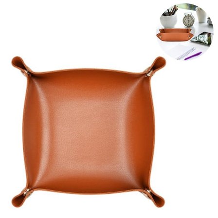 Nahka-korukivi-laatikko noppa-laatikko sängi-laatikko avaimet puhelin kolikot kello ja makeiset teline monipuolinen sisäänkäynnin laatikko