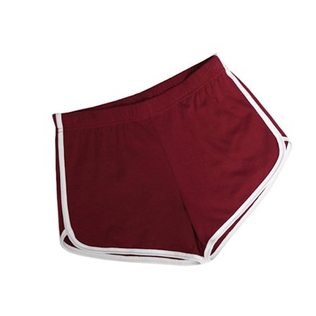 2023 1-pack Bomulls Sportshorts Yoga Dansshorts Sommar Träningsshorts, - Röd