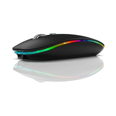 Langaton Bt5.1+2.4ghz -hiiri heiluttimella, ladattava 2.4g, USB-yhteensopiva
