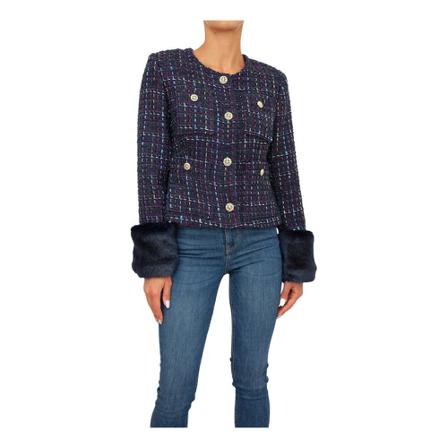 Guess, Blazers Niebieski, Kobieta, Rozmiar: 4XL