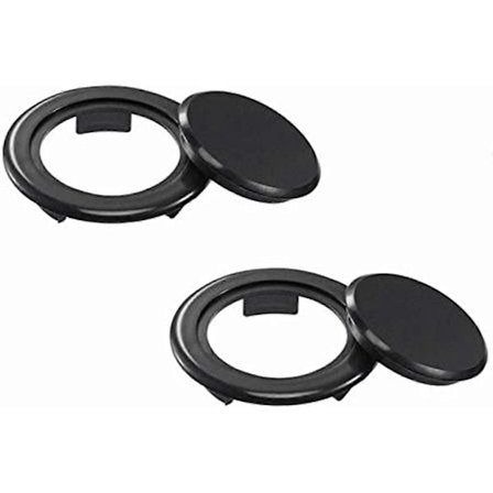 Sæt med Patio Bord Parasol Hul Ring og Dæksel Sæt, Plastik Parasol Hul Prop Dæksel Standard Størrelse Bord Center Ring til Parasol Hul - WELLNGS