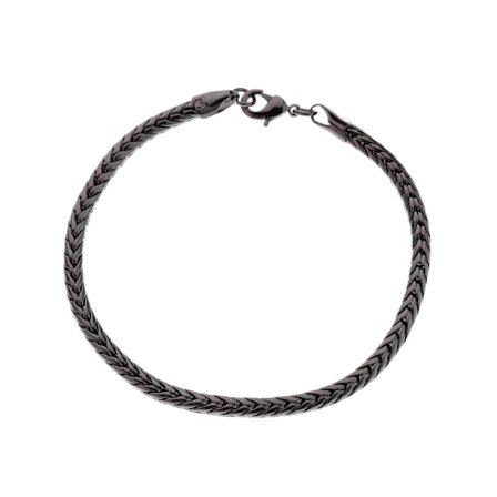 Armbåndskjede Black Gunmetal Men's Mashed Link Link