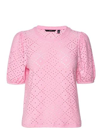 Vmtassa 2/4 Top Jrs Pink Vero Moda