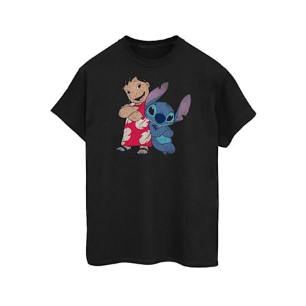 Lilo & Stitch Dam/Dam Classic Bomull Boyfriend T-Shirt M