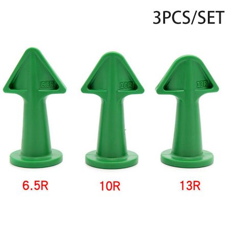 3 stk. fugepistol applikator silikone fugemasse værktøj fugemasse