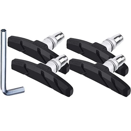 Svart set med 4 V-bromsar för cykelbromsok 70 MM Cykel/MTB/V