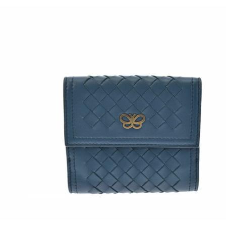 Bottega Veneta Vintage Wallets & Cardholders Blå, Dame Vintage Accessories, Størrelse: ONE Size