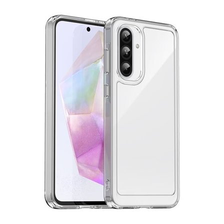 Outer Space-etui til Samsung Galaxy A26 Cover med fleksibel ramme - gennemsigtig