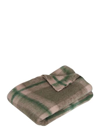 Grid Plaid Home Textiles Cushions & Blankets Blankets & Throws Multi/patterned Hübsch