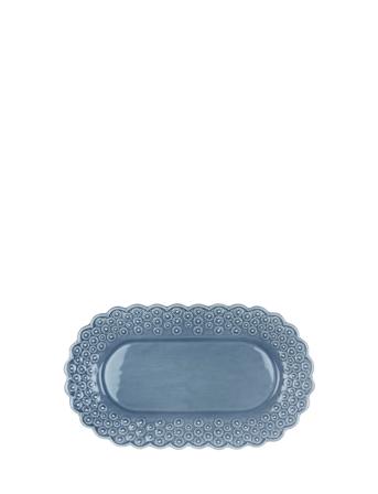 Ditsy Oval Platter 1-Pack Home Tableware Serving Dishes Serving Platters Sininen PotteryJo