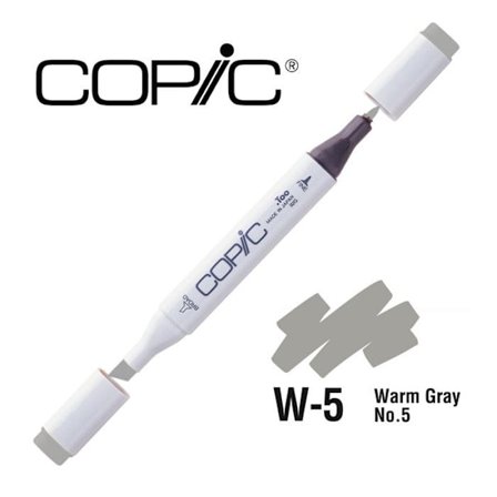 Copic Marker W5 Varmgrå Nr. 5