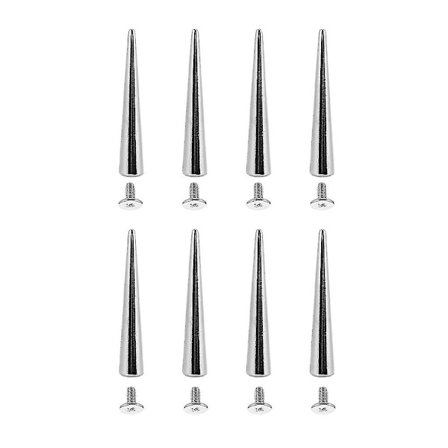 10 stk Nagler Spikes Punk Spikes Unik Skrue Tilbake Metall Lær Håndverk Spikes Diy Bullet Spikes