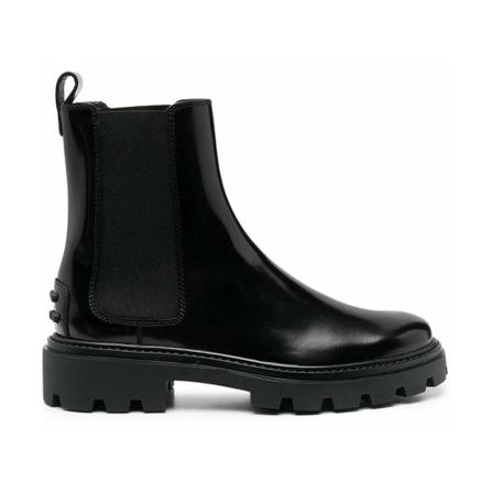 Tod's, Ankle Boots Zwart, Dames, Maat:36 EU