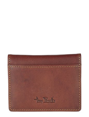 Tony Perotti Creditcard Wallet, Fold - Brown - ONE SIZE