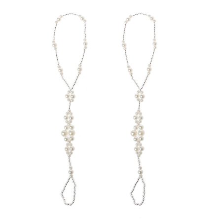 2 kpl Elegantteja helminilkkaketjut Jalkaketjut Korut Lahja rantahäihin