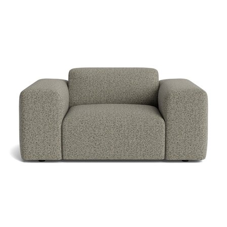 Soma Sessel in Puente Grün, moderner Polstersessel mit bequemer Polsterung und hohem Sitzkomfort, stilvoller Loungesessel, Breite 75cm