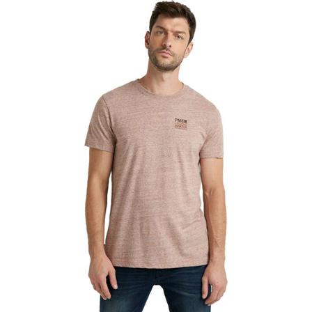 PME Legend, Short sleeve r-neck fancy vario me Roze, Heren, Maat:XL