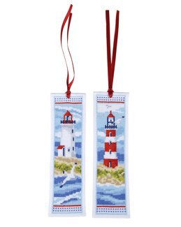 Stickpackung Lesezeichen Leuchtturm 2-er Pack