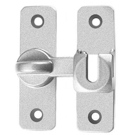 90/180 graders låvedørslås skyve flip-portlås, haspelåser for låve, skap, vindu, dør