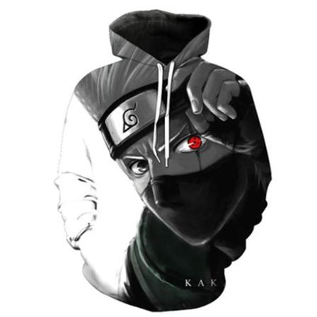 3D Print Pullover -huppari Naruto Cosplay zy:lle