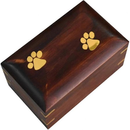Kæledyrsurne Træ Hund Eller Kat Aske Urne Mindesmærke Mindekasse Til Kæledyrsejere Walkbee SZRH A-F