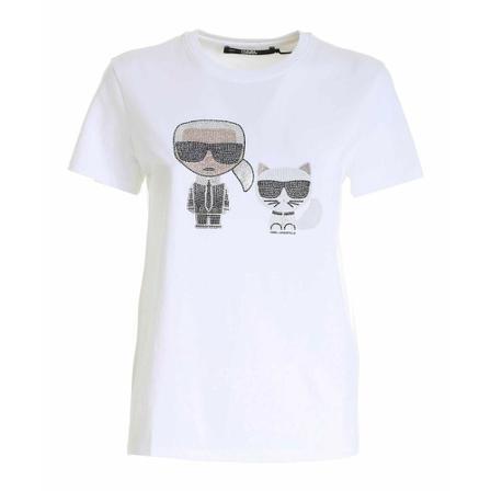 Karl Lagerfeld T-shirt Hvid, Dame T-shirts
