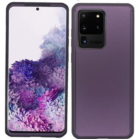 Stilfuldt Floveme Dobbelt Cover - Samsung Galaxy S20 Ultra Lila