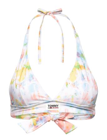 Halter Swimwear Bikinis Bikini Tops Triangle Bikinitops Multi/mønstret Tommy Hilfiger