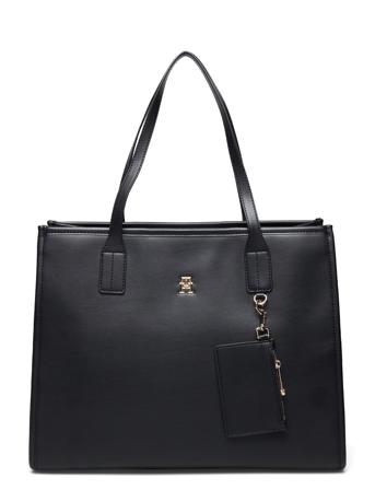 Th City Tote Bags Hand Bags Svart Tommy Hilfiger*Betinget Tilbud